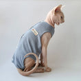 Carica l'immagine nel visualizzatore della galleria, T-Shirt Été Pour Chat Sphynx En Coton