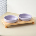 Load image into Gallery viewer, Gamelle En Céramique 2 En 1 Pour Petit Chien Et Chat
