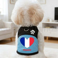 Cargar la imagen en la vista de la galería, Maillot Avec Drapeau Français Pour Chiens Avec Anneau