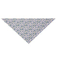 Cargar la imagen en la vista de la galería, Bandana pour chien Oscar et Plume en tissu imprimé petites marguerites blanches et jaunes