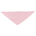 Cargar la imagen en la vista de la galería, Bandana Vichy pour chien rose et blanc à carreaux de la marque Oscar et Plume
