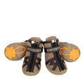 Cargar la imagen en la vista de la galería, Chaussures imperméables pour chien marron respirantes avec semelles antidérapantes de Oscar et Plume