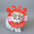 Charger l'image dans la visionneuse de la galerie, Collerette pour chat et chien en forme de crabe, douce et confortable pour les animaux de compagnie