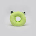 Charger l'image dans la visionneuse de la galerie, Collerette pour chat et chien en forme de donut vert avec des oreilles de grenouille
