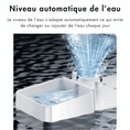 Charger l'image dans la visionneuse de la galerie, Distributeur automatique croquettes connecté avec système de niveau automatique de l'eau pour alimentation facile