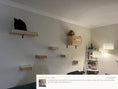 Charger l'image dans la visionneuse de la galerie, Étagère murale pour chat d'Oscar et Plume, idéale pour le confort et le jeu des chats à la maison