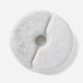 Load image into Gallery viewer, Filtre de rechange pour fontaine à eau pour chat design Oscar et Plume, forme ronde et blanche