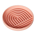 Charger l'image dans la visionneuse de la galerie, Gamelle anti glouton chien rose en silicone avec labyrinthe pour ralentir alimentation