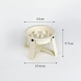 Load image into Gallery viewer, Gamelle anti glouton pour chien avec cadre en fer et protection de bord, capacité 150ml
