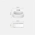 Charger l'image dans la visionneuse de la galerie, Gamelle intelligente pour chat chien blanche de 18 cm de largeur et 6 cm de hauteur avec design moderne