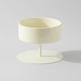 Charger l'image dans la visionneuse de la galerie, Gamelle surélevée pour chat en céramique blanche avec support élégant et design moderne