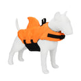 Carica l'immagine nel visualizzatore della galleria, Gilet flottant chien orange avec poignée et attaches réglables pour sécurité aquatique