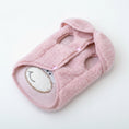 Charger l'image dans la visionneuse de la galerie, Gilet polaire pour chien rose douillet avec échancrures pour les pattes et motif de visage de mouton