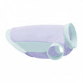 Load image into Gallery viewer, Gilet rafraîchissant chien et chat en violet avec des finitions bleu clair pour un confortable été