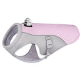Carica l'immagine nel visualizzatore della galleria, alt
Gilet rinfrescante per cane rosa e grigio con imbracatura regolabile per comfort e sicurezza