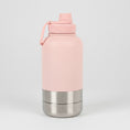 Charger l'image dans la visionneuse de la galerie, Gourde inox pour chien en rose avec bouchon hermétique, idéale pour les promenades