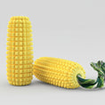 Cargar la imagen en la vista de la galería, Jouet à mâcher chien résistant forme épi de maïs avec corde tressée pour mâchouiller