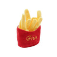 Cargar la imagen en la vista de la galería, Jouet en peluche pour chien en forme de frites dans un sachet rouge avec inscription Fries