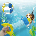 Charger l'image dans la visionneuse de la galerie, Jouet interactif pour chien en bleu et jaune, parfait pour le jeu aquatique et l'entraînement canin