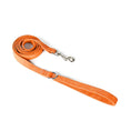 Carica l'immagine nel visualizzatore della galleria, Laisse et harnais pour chien en orange, élégante et résistante, idéale pour les promenades