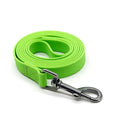 Charger l'image dans la visionneuse de la galerie, Laisse longue pour chien Oscar et Plume en matériau vert avec mousqueton métallique solide