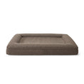 Charger l'image dans la visionneuse de la galerie, Lit design pour chien Oscar et Plume en tissu doux marron idéal pour le confort et le repos