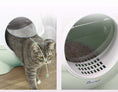Load image into Gallery viewer, Chat sortant d'une litière maison chat design Oscar et Plume en design moderne vert pastel