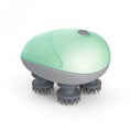 Charger l'image dans la visionneuse de la galerie, Masseur pour chien chat vert et gris à quatre têtes rotatives pour un massage apaisant