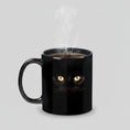 Charger l'image dans la visionneuse de la galerie, Mug motif Chat Noir Oscar et Plume Default Title