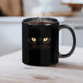 Charger l'image dans la visionneuse de la galerie, Mug motif Chat Noir Oscar et Plume Default Title