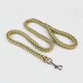 Load image into Gallery viewer, Laisse résistante en nylon de 1,3 m pour chien Oscar et Plume kaki / Diamètre 1.5 cm