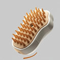 Carica l'immagine nel visualizzatore della galleria, Brosse vapeur chien chat Oscar et Plume avec picots souples pour un toilettage doux et efficace