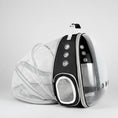 Load image into Gallery viewer, Sac à dos transport chien et chat avec coque transparente et aération pour un transport sécurisé