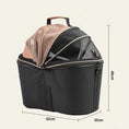 Load image into Gallery viewer, Sac à vélo pour chien avec une ouverture en filet et un design spacieux pour le confort des animaux