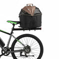 Load image into Gallery viewer, Sac à vélo pour chien avec design spacieux et filet pour ventilation, idéal pour les promenades à vélo