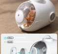 Load image into Gallery viewer, Sac de transport rigide pour animaux blanc avec fenêtre transparente et ventilation intégrée pour chat