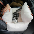 Charger l'image dans la visionneuse de la galerie, Sac voiture pour chat confortable avec coussins doux pour le transport sécurisé des animaux de compagnie