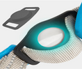 Cargar la imagen en la vista de la galería, Collier AirTag pour chien avec support noir ajustable pour tracker GPS sécurisé