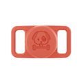 Load image into Gallery viewer, Support AirTag chien rouge en silicone avec motif chien et os pour collier