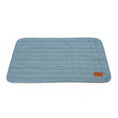 Charger l'image dans la visionneuse de la galerie, Tapis antidérapant chien et chat bleu Oscar et Plume pour confort et sécurité des animaux