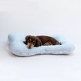 Charger l'image dans la visionneuse de la galerie, Chien allongé sur un tapis rafraîchissant chien et chat bleu clair confortable