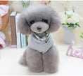 Charger l'image dans la visionneuse de la galerie, Petit chien gris portant un t-shirt coton chien gris doux confortable pour animaux