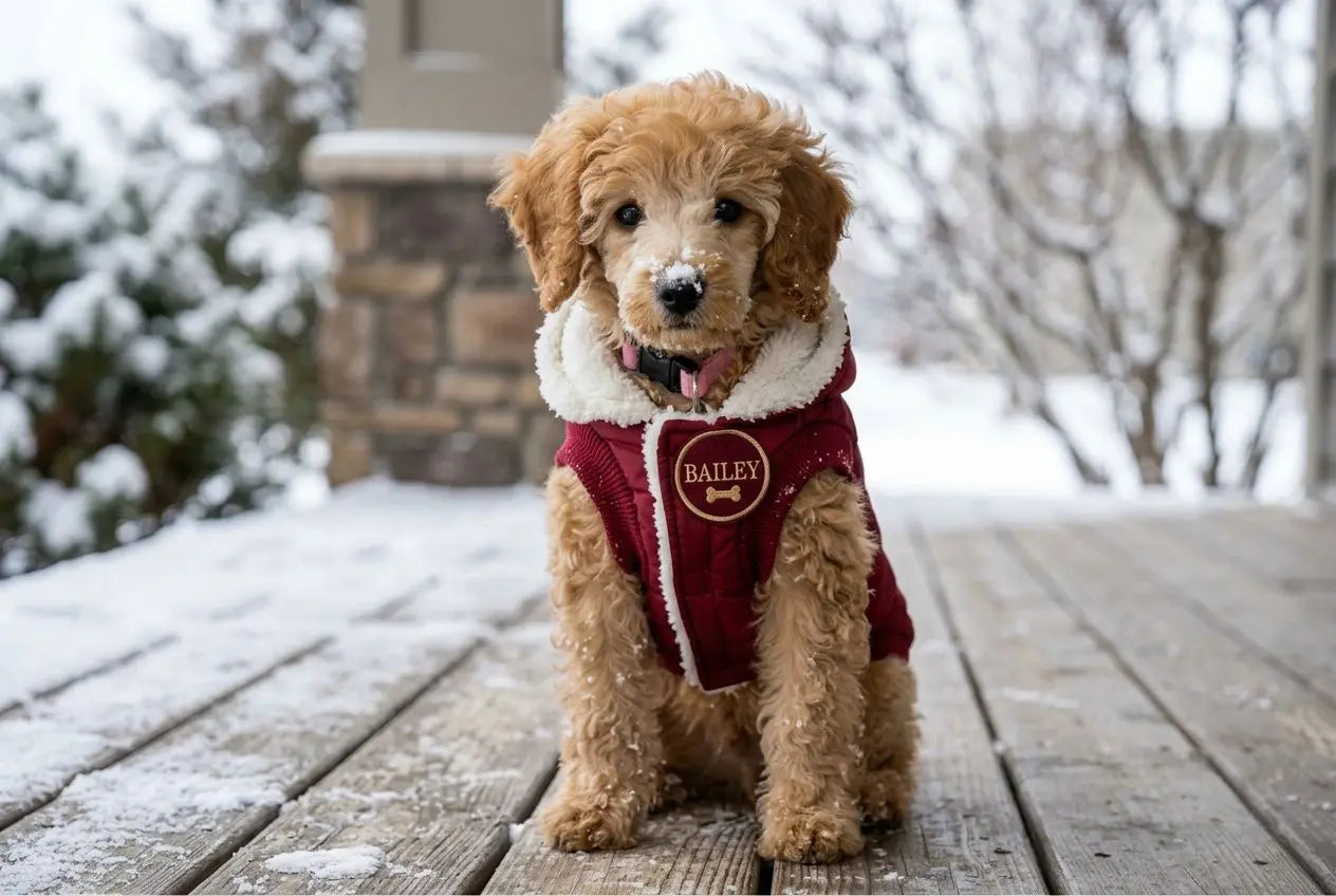 Vêtement pour chien personnalisé : nom, photo ou texte