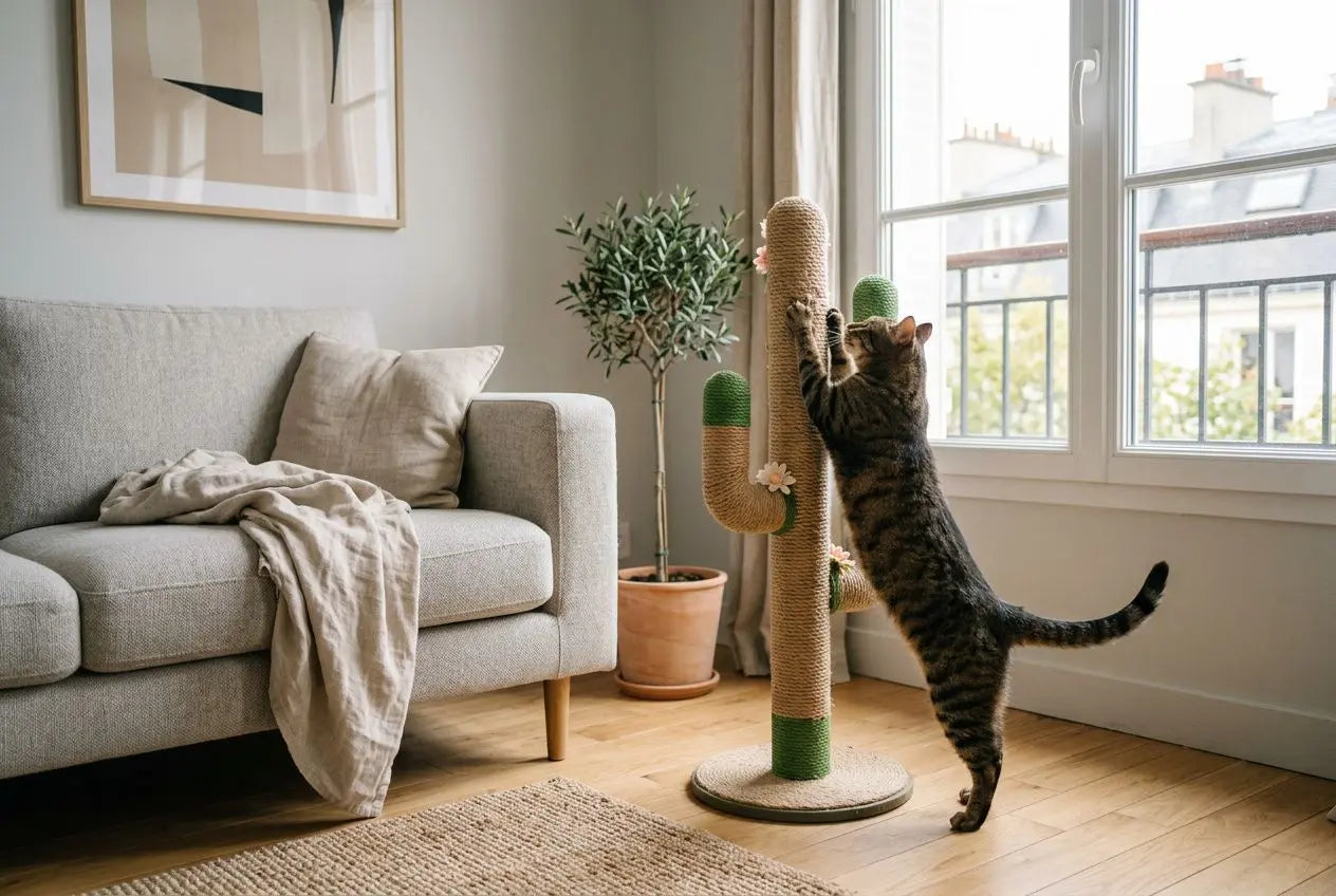 Griffoir canapé : protégez votre canapé des griffures de chat