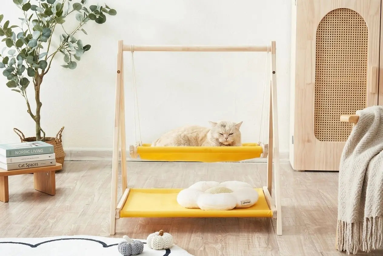 Lit pour chat à accrocher au lit : le meilleur couchage chat
