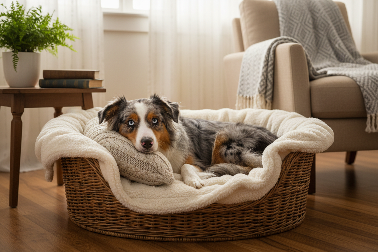 Taille panier pour berger australien : guide complet par race