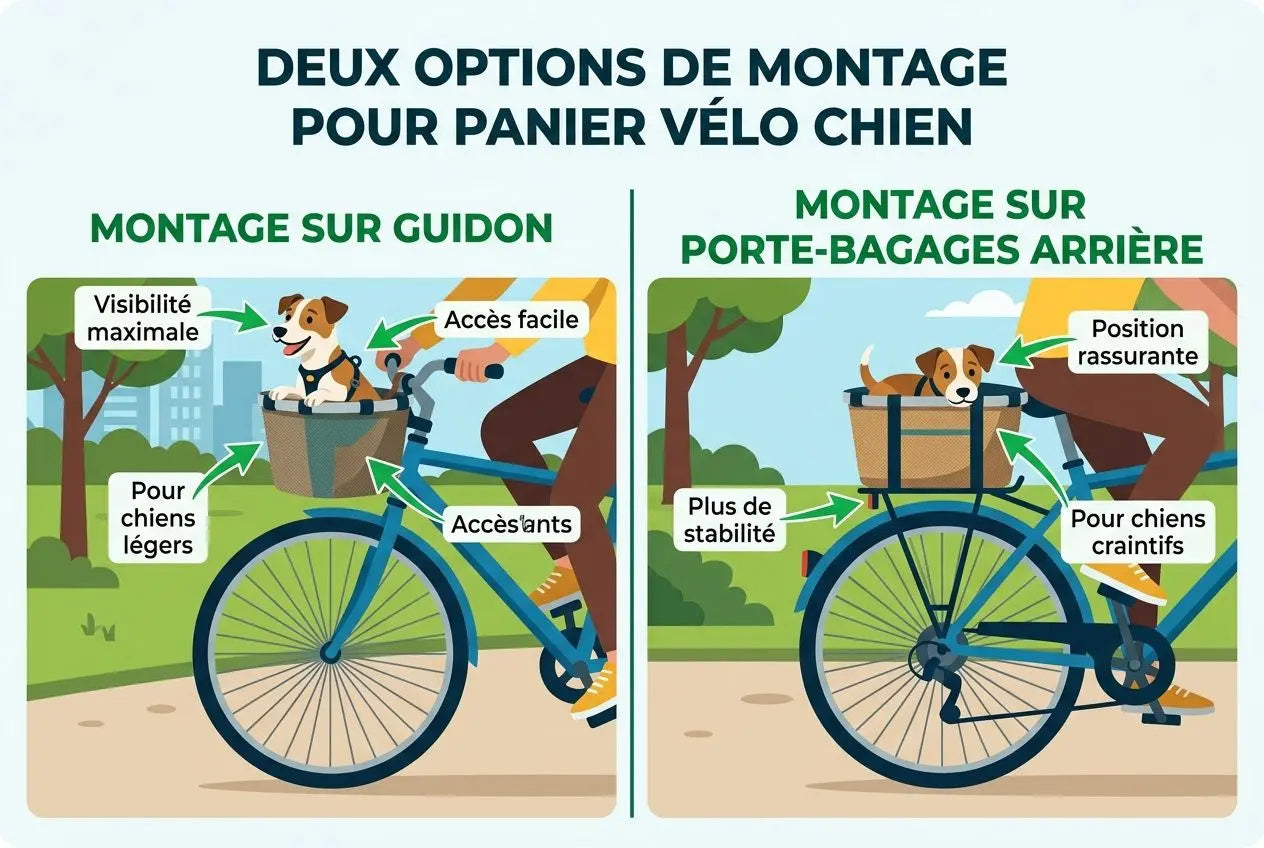 Panier vélo pour chien 5 kg : le meilleur panier à vélo
