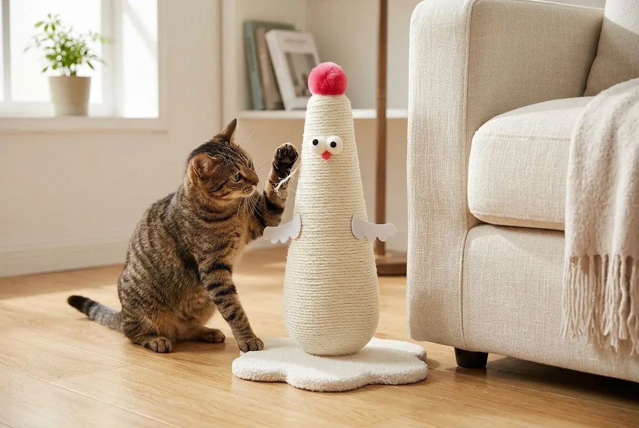 Arbre à chat blanc : comparez taille et prix
