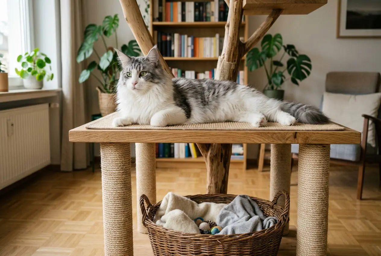 Arbre à chat maine coon : guide des meilleurs arbres à chat XXL