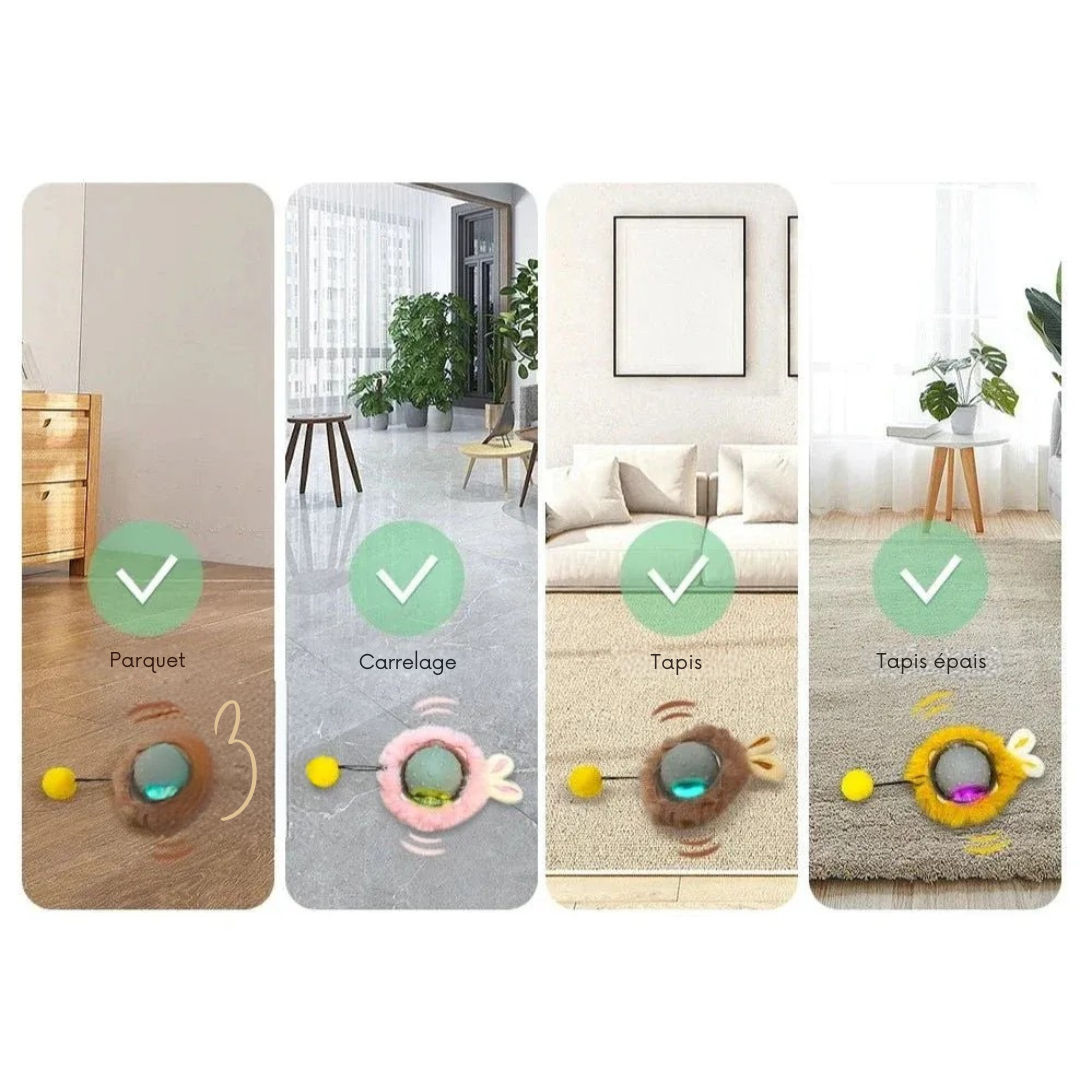 Interactive ball + accessories, USB rechargeable